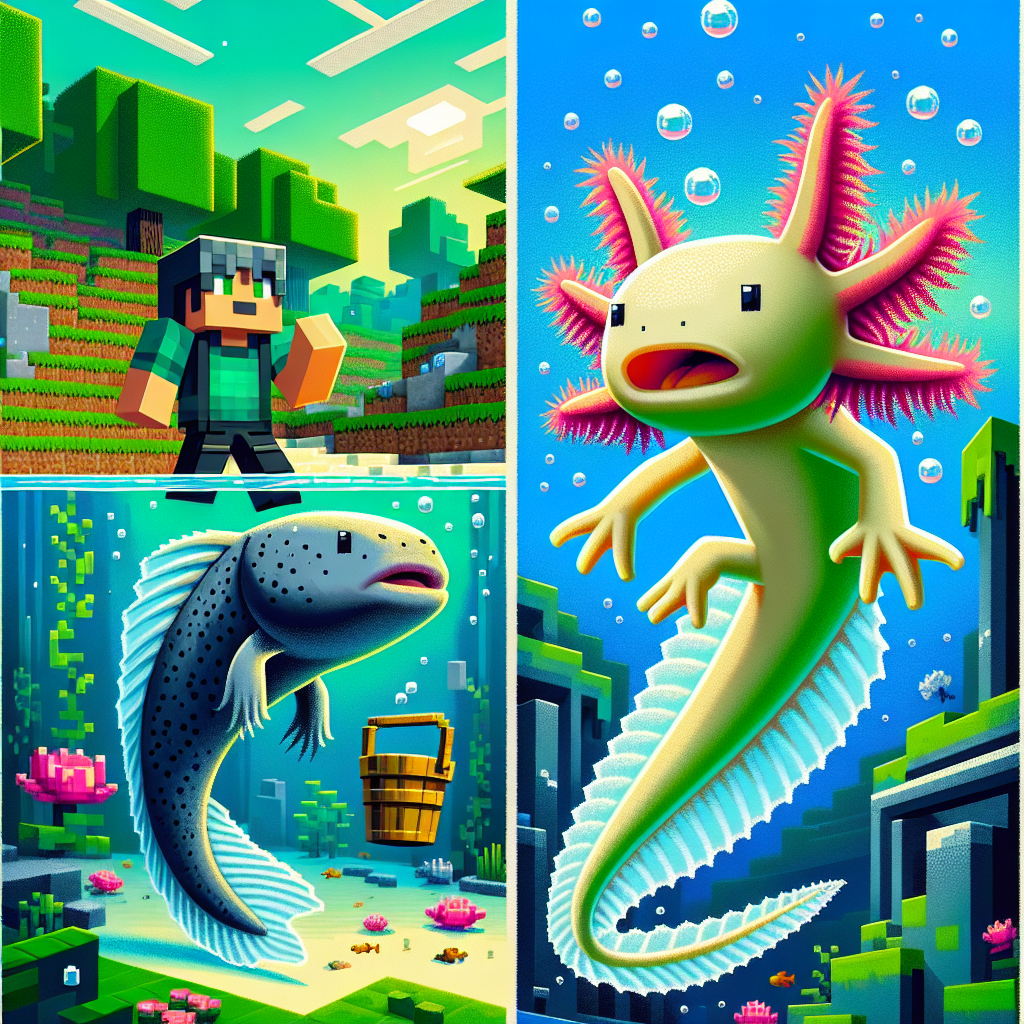Exploring Axolotls in Minecraft: A Guide to Finding, Taming, and Breeding